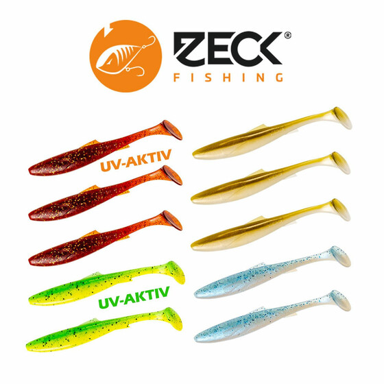 10 Zeck Dude Gummifische Barsch 7,6 cm