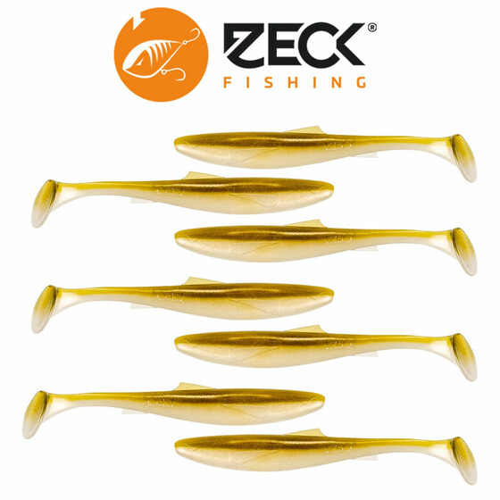 7 Zeck Dude Gummifisch Zander 10,2 cm Ayu