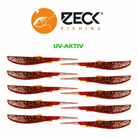 Zeck Wilson Gummifische Barsch 7,6 cm Motoroil