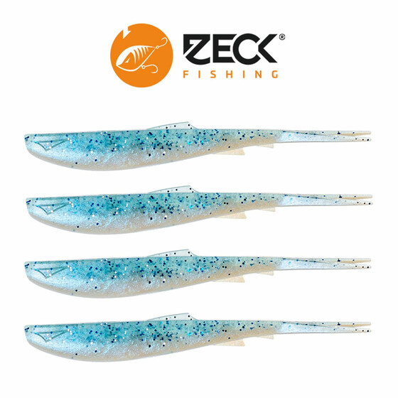 Zeck Wilson Gummifisch Hecht 15,2 cm Blue Ice