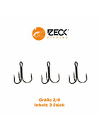 Drillingshaken Zeck Round Treble Gr. 2/0