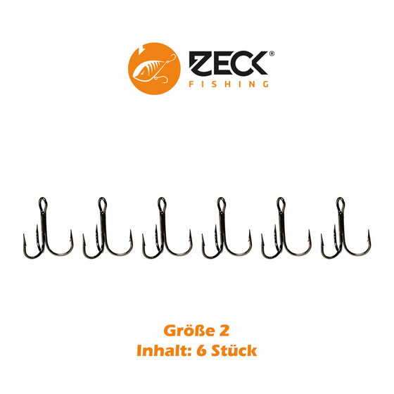 Drillingshaken Zeck Round Treble Gr. 2
