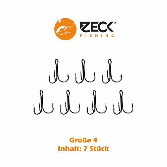 Drillingshaken Zeck Round Treble Gr. 4