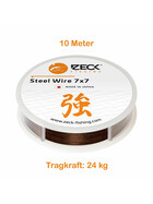 Stahlvorfach 7x7 Zeck Steel Wire 10 m 24 kg