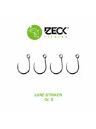 4 Wallerhaken Spinnfischen Zeck Lure Striker 
