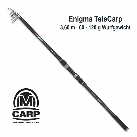 Teleskop Karpfenrute Enigma Telecarp 3,60 m 60 - 120 g