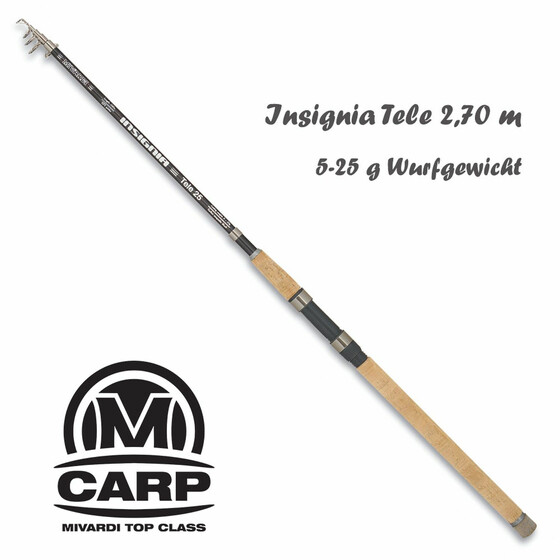 Reiserute Teleskop Spinnrute Mivardi Insignia 2,70 m