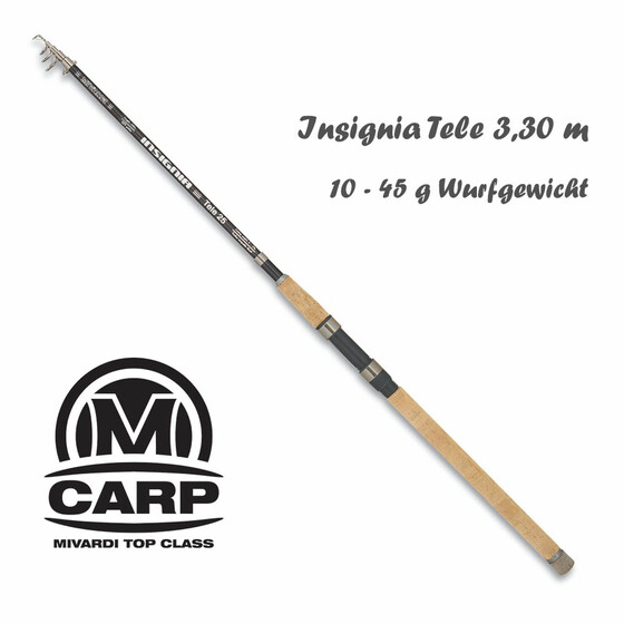 Teleskop Matchrute Reiserute Mivardi Insignia 3,30 m