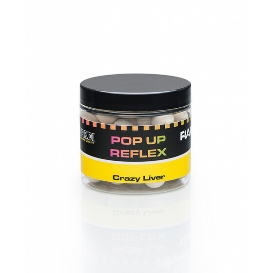 Mivardi Fluo Pop Up Boilies 50 g Rapid Reflex 10 mm Crazy Liver
