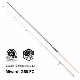 Karpfen Rute 2-teilig 3,60 m Mivardi G50 MK2 FC 2,75 - 3.5 lbs
