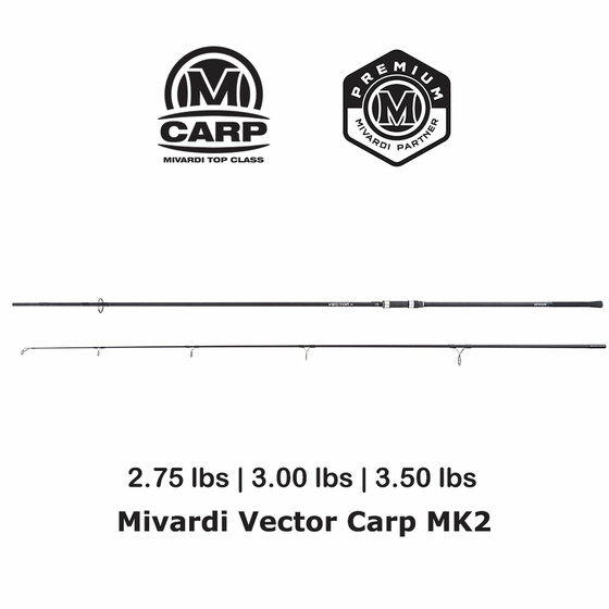 Mivardi Vector Carp MK2 Karpfenrute 2-teilig 2.75 - 3.50 lbs