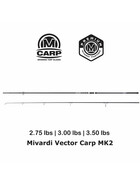 Mivardi Vector Carp MK2 Karpfenrute 2-teilig 2.75 - 3.50 lbs