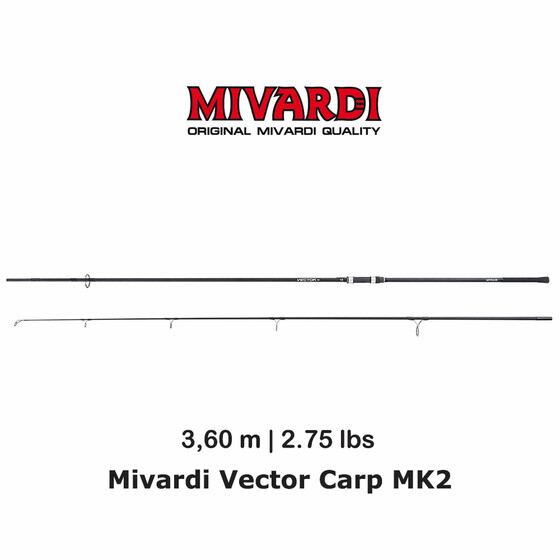 Mivardi Vector Carp MK2 Karpfenrute 2-teilig 3,60 m 2.75 lbs