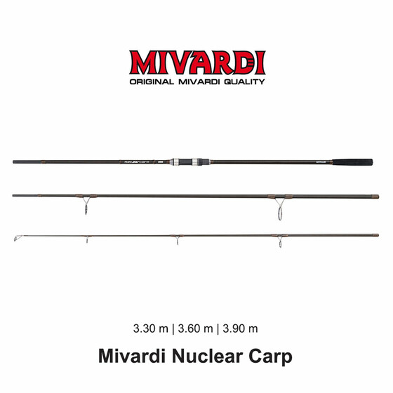 Mivardi Nuclear Carp Karpfen Steckrute 3-teilig 2,75 - 3,50 lbs