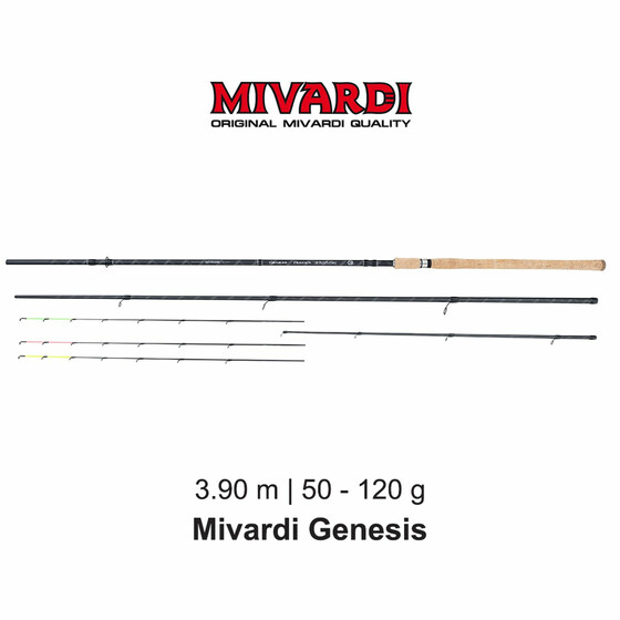 Heavy Feederrute 3-teilig Mivardi Genesis 50 - 120 g