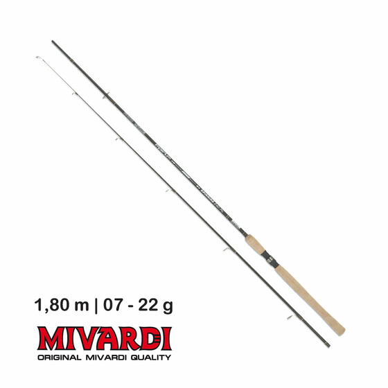 Spinnrute 2-teilig Mivardi Imperium 1,80 m 07 - 22 g