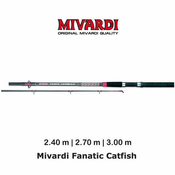 Welsangel fr Einsteiger Mivardi Fanatic Catfish 2,40 - 3,00 m