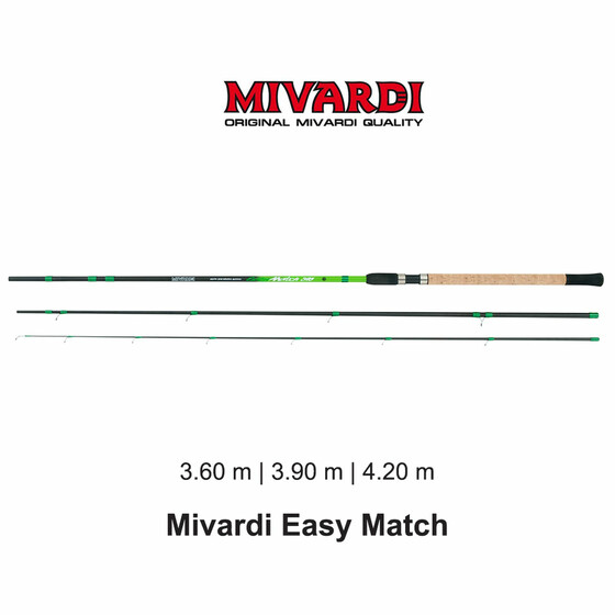 Posenrute Friedfisch Mivardi Easy Match 3,60 - 4,20 m
