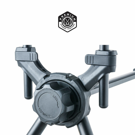 Mivardi Rod Pod Professional mit Buzzer Bars fr 3 Ruten Set