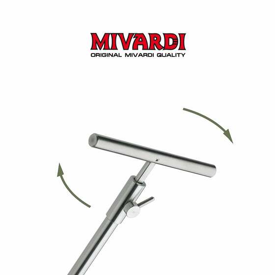 Bankstick Edelstahl Mivardi Hardcore 85 cm