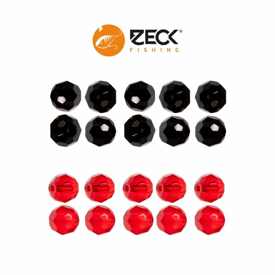 Glasperlen Angeln geschliffen Zeck Glass Beads 6 - 8 mm, 2,99 €