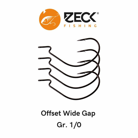 4 Offset Haken Zeck Wide Gap Hook 1/0