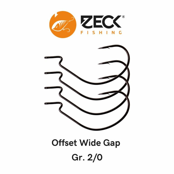 4 Offset Haken Zeck Wide Gap Hook 2/0