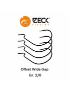 4 Offset Haken Zeck Wide Gap Hook 2/0