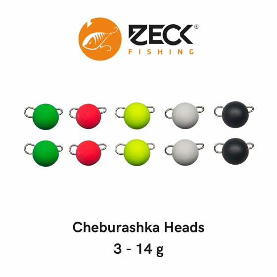 2 Zeck Cheburashka Tungsten Jig Heads 3 - 14 g