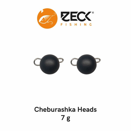 2 Zeck Cheburashka Jig Heads schwarz 7 g