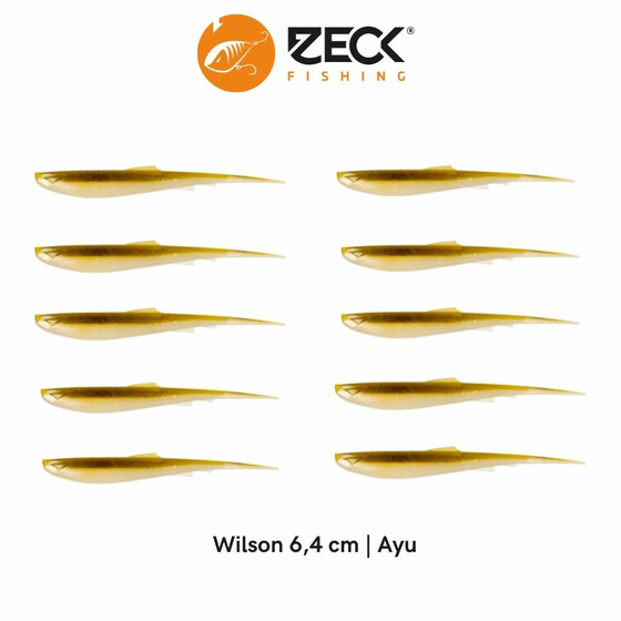 10 Zeck Wilson Drop Shot Kder 6,4 cm Ayu