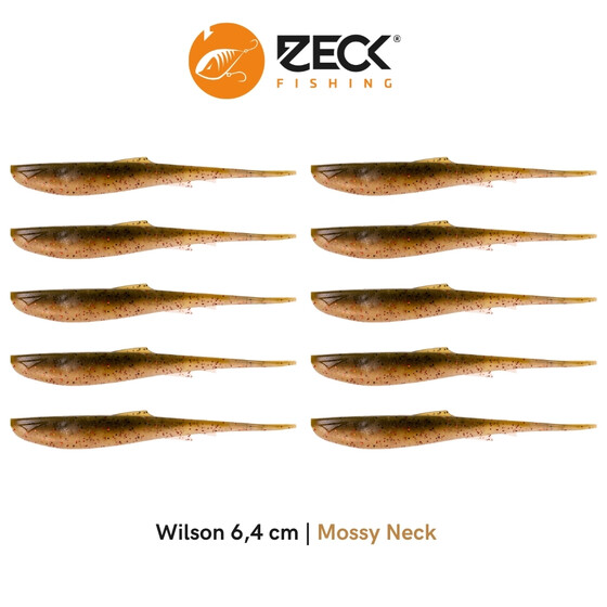 10 Zeck Wilson Drop Shot Kder 6,4 cm Mossy Neck