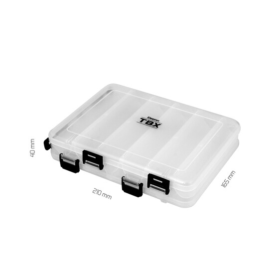 Kunstkderbox Tackle Box mit Doppel-Clip 12 Fcher