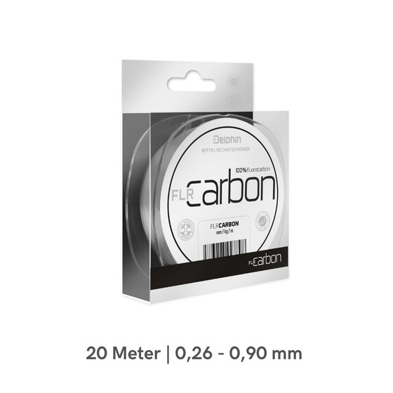 20 m Fluorocarbon Vorfach Schnur 0,26 - 0,90 mm