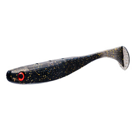 5 Zander Gummifische 8 cm Delphin Rippa Shad Nero