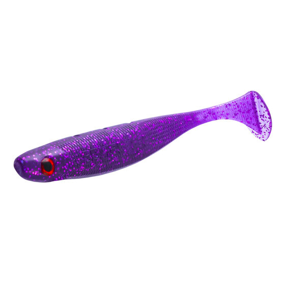 5 Zander Shads 10 cm Gummifisch Delphin Rippa Bomb