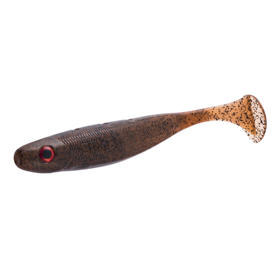 5 Zander Shads 10 cm Gummifisch Delphin Rippa Honey