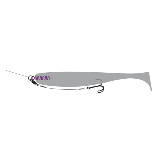 5 Shallow Screw Jigs Delphin Twisto O-LOCK