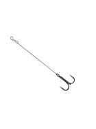 Stinger Haken mit Tungsten Vorfach Gr. 2 - 12 cm
