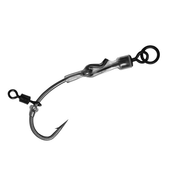 4 Ronnie Rig Karpfen Haken Gr. 8