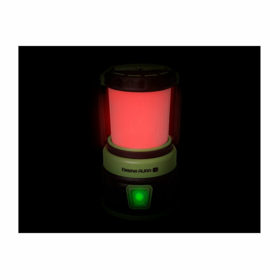 LED Camping Laterne Rotlicht USB Lampe mit Powerbank Aura