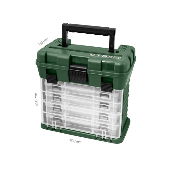 Angelkasten mit Tackleboxen Delphin Mega Case