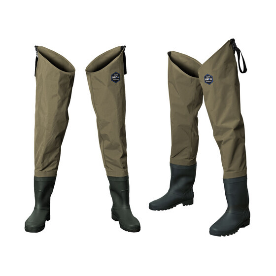 Watstiefel Gummistiefel mit Wathose Gr. 46