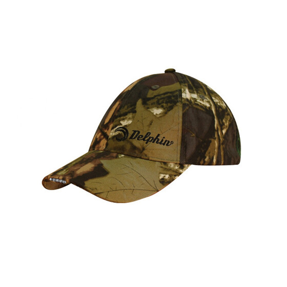 Herren Basecap camouflage Delphin LED Sommer Cap