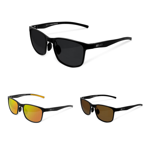 Sonnenbrille polarisiert Polarisationsbrille Delphin SG Black