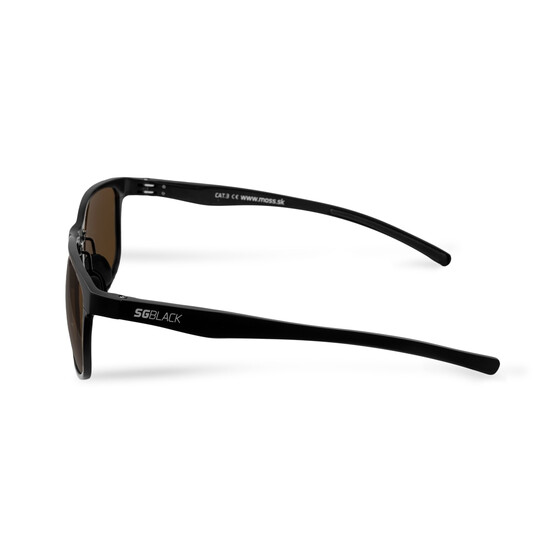 Sonnenbrille polarisiert Polarisationsbrille Delphin SG Black braun