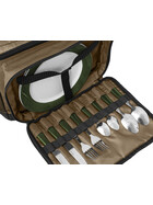 Picknick Kühltasche Camping Tasche mit Besteck Set 4