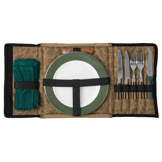 Picknick Besteck Set Camping Geschirr Tasche