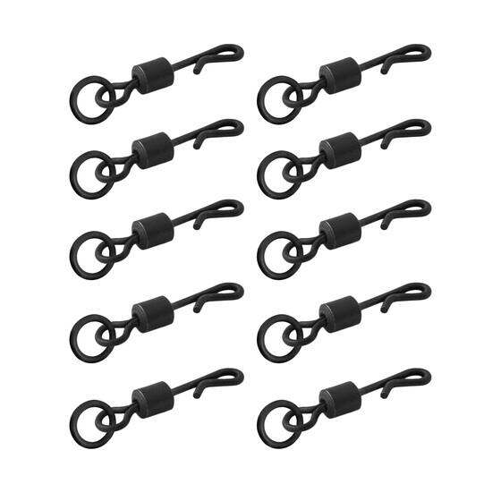 10 Karpfenwirbel Quick Change Wirbel mit Ring