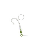 10 Karpfenwirbel Quick Change Wirbel mit Ring 3